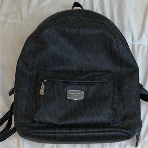 Michael Kors Black Backpack- like brand new!!